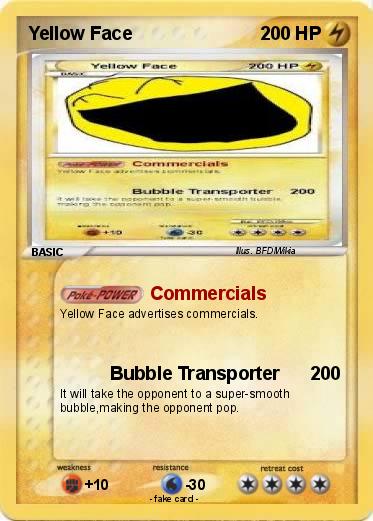 Pokemon Yellow Face