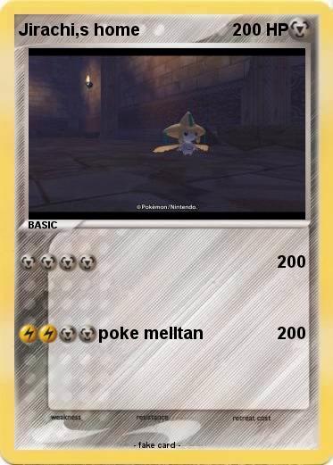 Pokemon Jirachi,s home