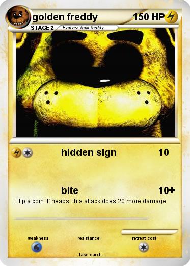Pokemon golden freddy