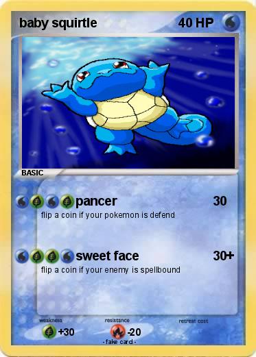 Pokemon baby squirtle