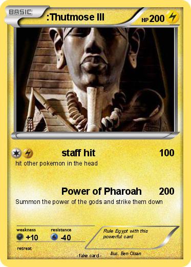 Pokemon :Thutmose III