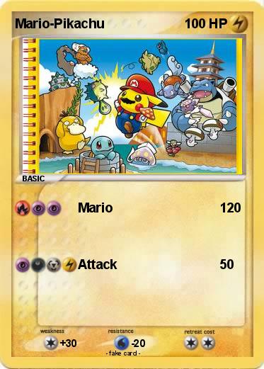 Pokemon Mario-Pikachu