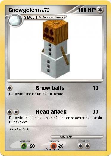 Pokemon Snowgolem