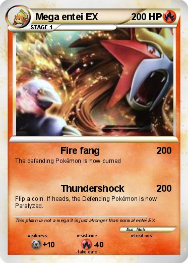 Pokemon Mega entei EX