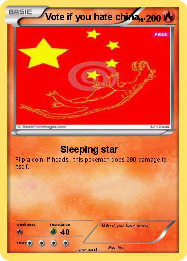 Pokemon Vote if you hate china