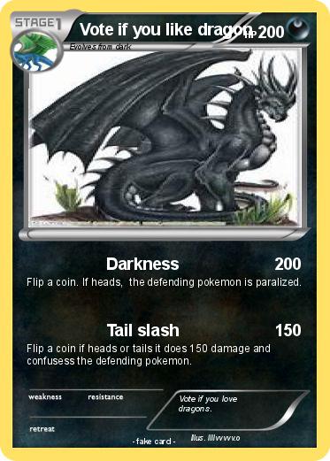 Pokemon Vote if you like dragon