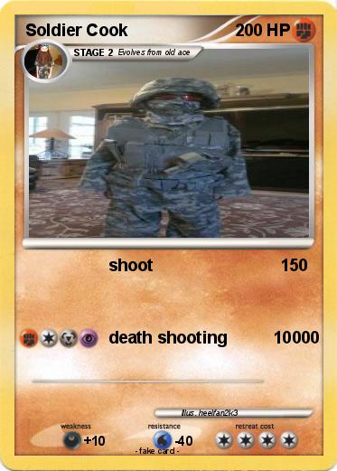 Pokemon Soldier Cook