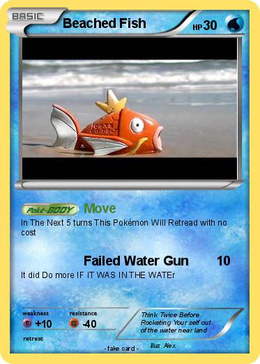 Pokemon Beached Fish