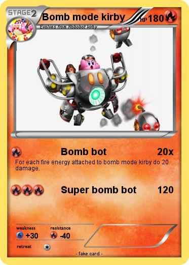 Pokemon Bomb mode kirby