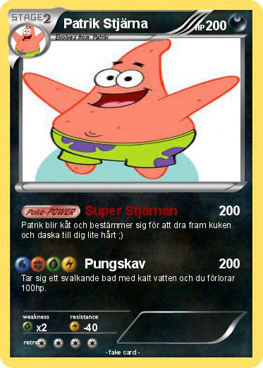 Pokemon Patrik Stjärna