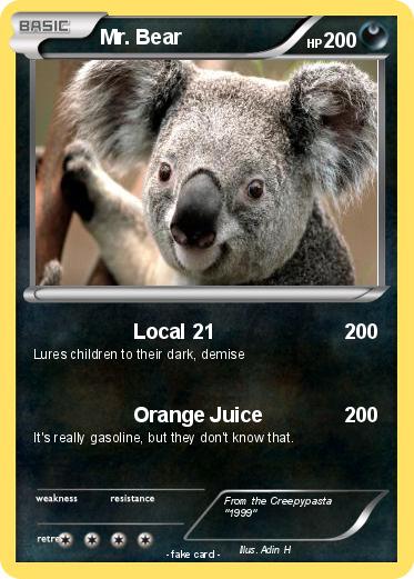 Pokemon Mr. Bear