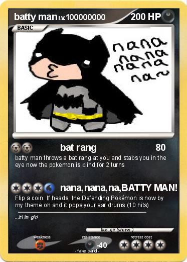 Pokemon batty man