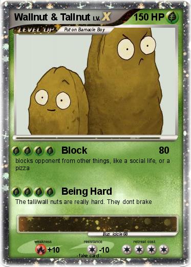 Pokemon Wallnut & Tallnut
