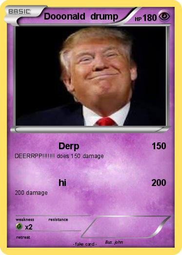 Pokemon Dooonald  drump