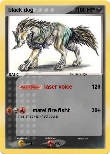 Pokemon black dog
