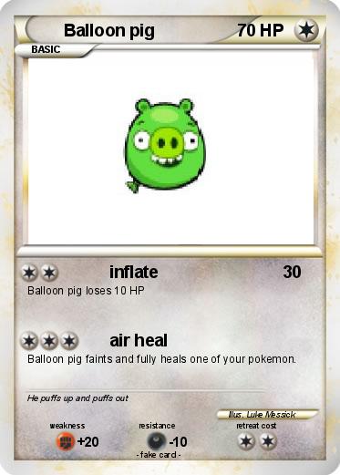 Pokemon Balloon pig