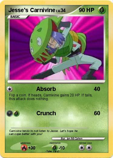 Pokemon Jesse's Carnivine
