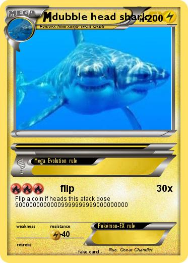 Pokemon dubble head shark