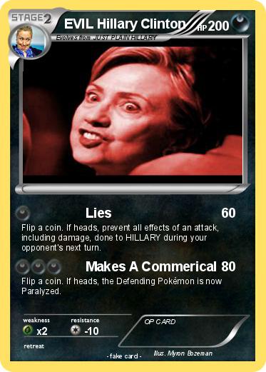 Pokemon EVIL Hillary Clinton
