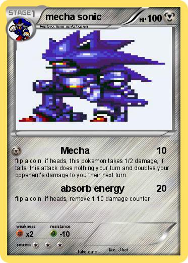 Pokemon mecha sonic