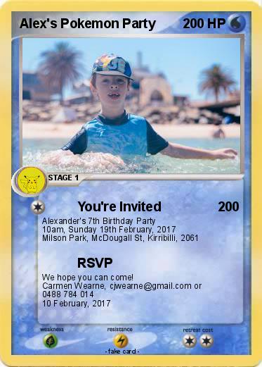 Pokemon Alex's Pokemon Party