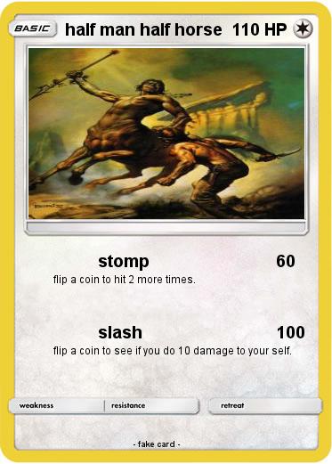 Pokemon half man half horse