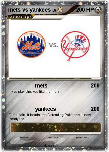 Pokemon mets vs yankees