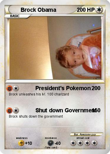 Pokemon Brock Obama