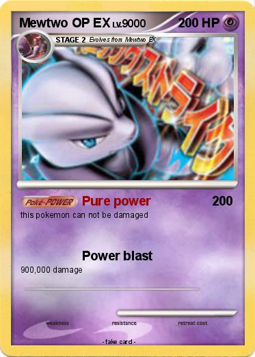 Pokemon Mewtwo OP EX