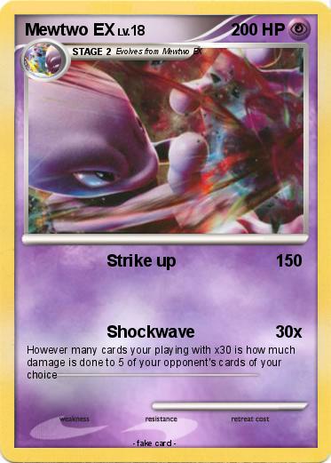 Pokemon Mewtwo EX