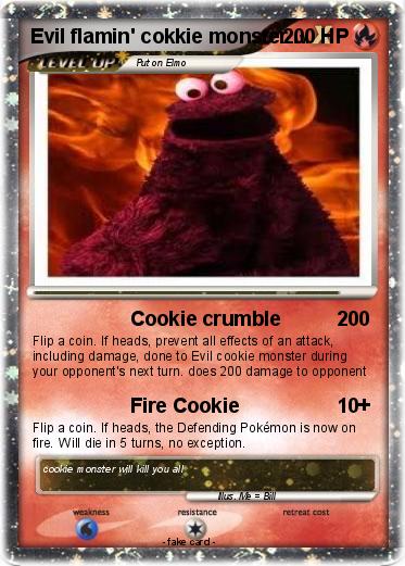Pokemon Evil flamin' cokkie monster