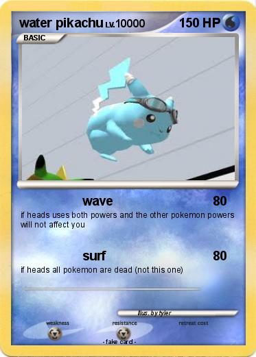 Pokemon water pikachu