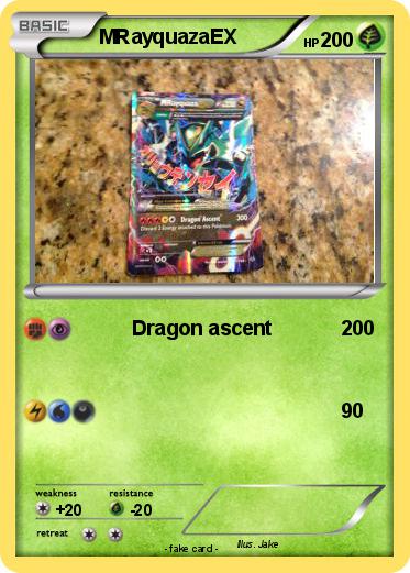 Pokemon MRayquazaEX