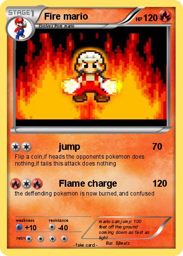 Pokemon Fire mario