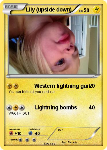 Pokemon Lily (upside down)
