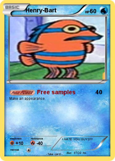 Pokemon Henry-Bart