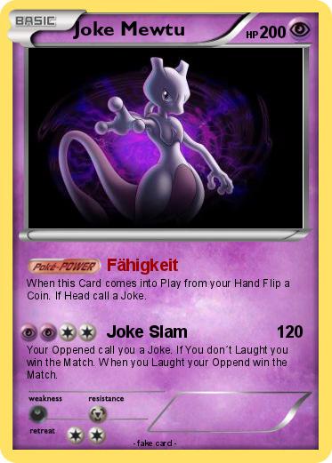 Pokemon Joke Mewtu