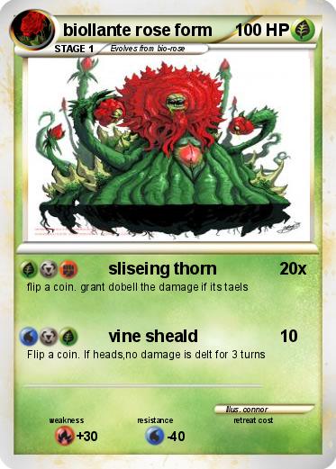Pokemon biollante rose form
