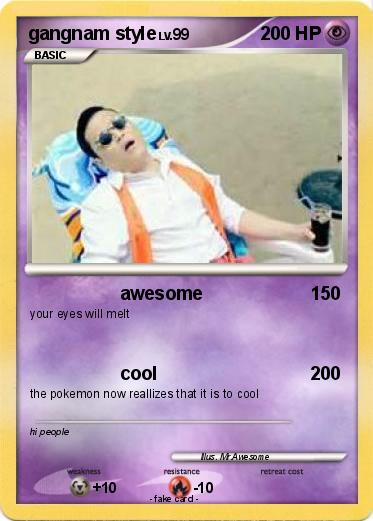 Pokemon gangnam style