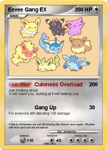 Pokemon Eevee Gang EX