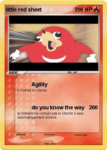 Pokemon little red sheet