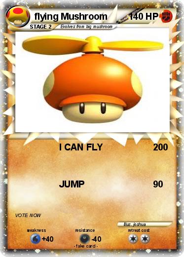Pokemon flying Mushroom