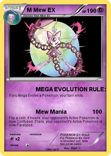 Pokemon M Mew EX