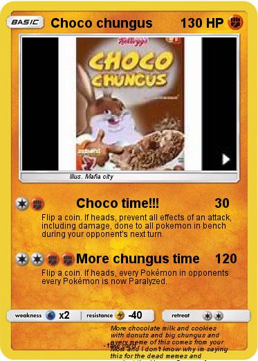 Pokemon Choco chungus