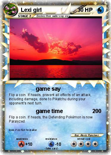 Pokemon Lexi girl