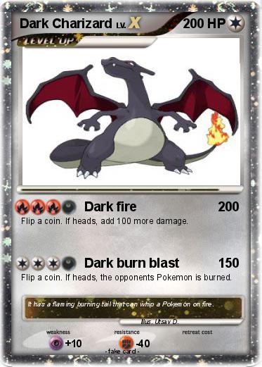 Pokemon Dark Charizard