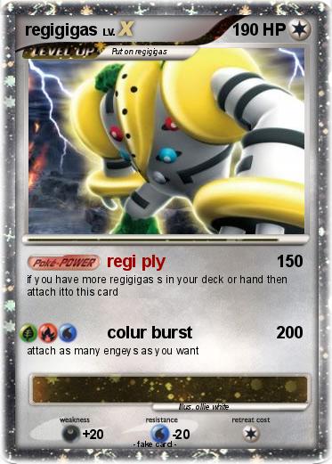 Pokemon regigigas