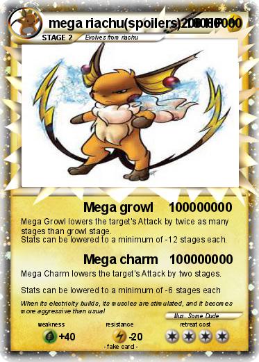 Pokemon mega riachu(spoilers) 10000000