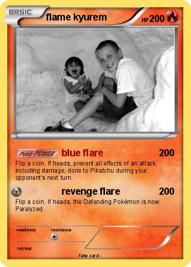 Pokemon flame kyurem