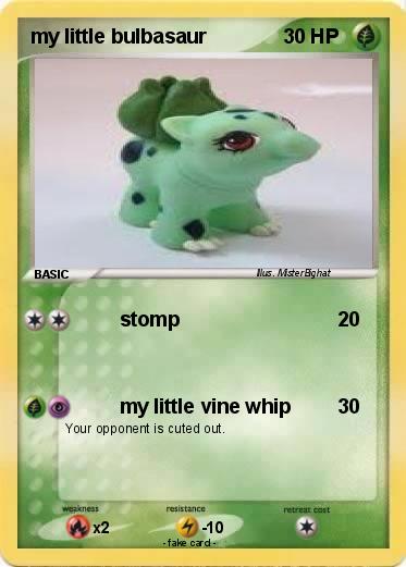 Pokemon my little bulbasaur